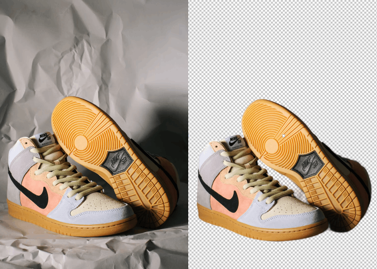 Przykład usuwania tła - produkt e-commerce